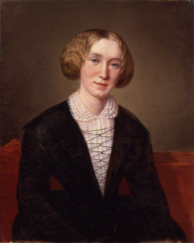 NPG 1405; George Eliot (Mary Ann Cross (nÈe Evans)) replica by FranÁois D'Albert Durade