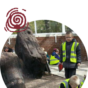 A school visit to the Calder Stones