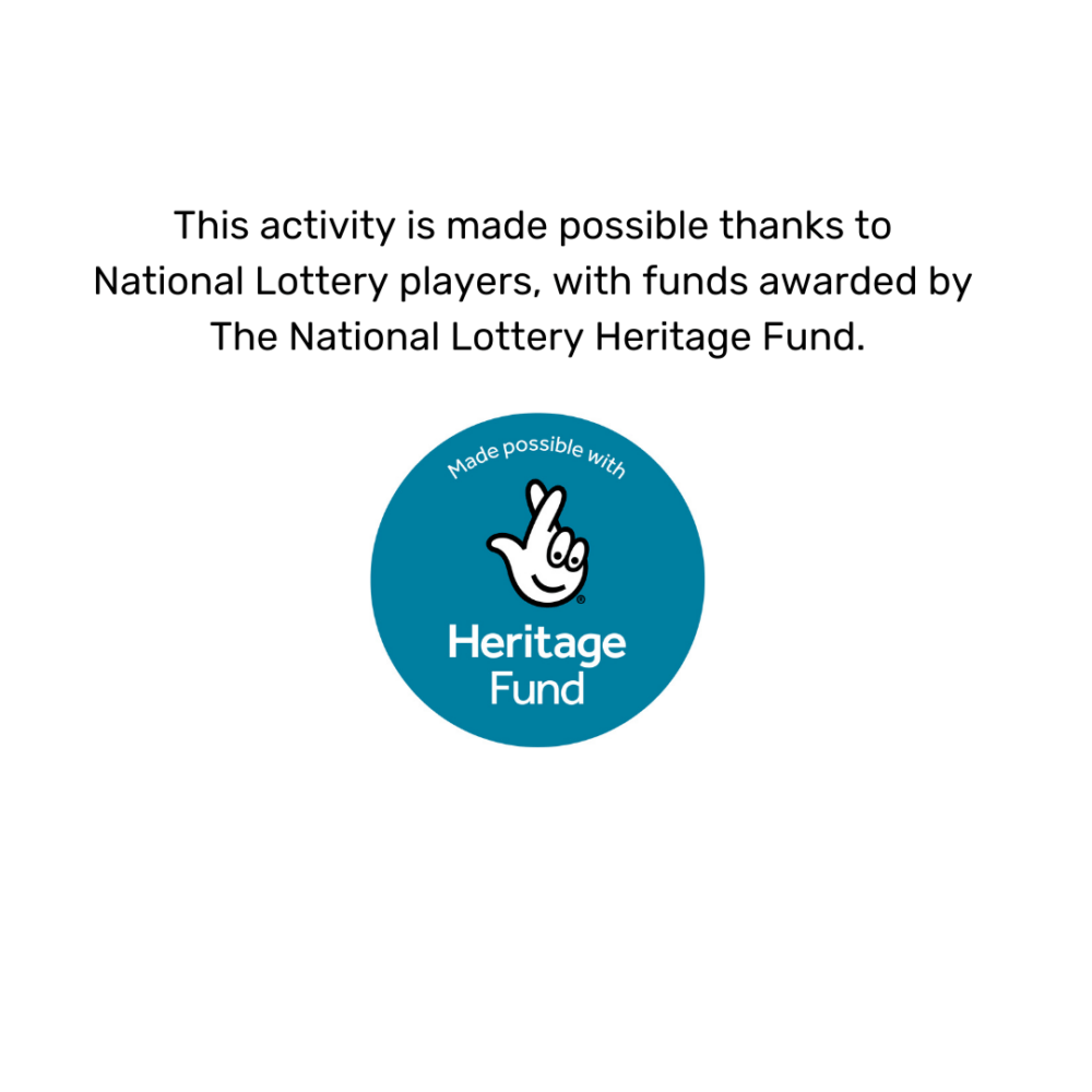 This project is made possible thanks to National Lottery players, with funds awarded by The National Lottery Heritage Fund